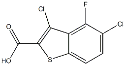 3,5-dichloro-4-fluorobenzo[b]thiophene-2-carboxylic acid 구조식 이미지