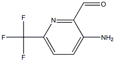 3-Amino-6-trifluoromethyl-pyridine-2-carbaldehyde 구조식 이미지