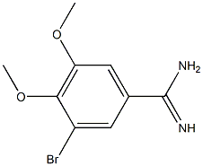 3-bromo-4,5-dimethoxybenzamidine Structure