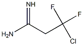 3-chloro-3,3-difluoropropanamidine 구조식 이미지