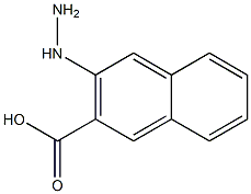 3-hydrazinylnaphthalene-2-carboxylic acid Structure