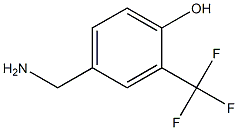 4-(aminomethyl)-2-(trifluoromethyl)phenol Structure