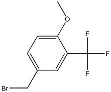 4-(bromomethyl)-2-(trifluoromethyl)-1-methoxybenzene Structure