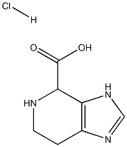 4,5,6,7-tetrahydro-3H-imidazo[4,5-c]pyridine-4-carboxylic acid hydrochloride 구조식 이미지