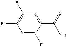 4-bromo-2,5-difluorobenzothioamide 구조식 이미지