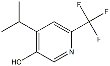 4-Isopropyl-6-trifluoromethyl-pyridin-3-ol 구조식 이미지