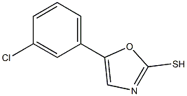 5-(3-CHLOROPHENYL)-1,3-OXAZOLE-2-THIOL Structure