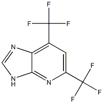 5,7-bis(trifluoromethyl)-3H-imidazo[4,5-b]pyridine Structure