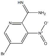 5-bromo-3-nitropyridine-2-carboxamidine Structure
