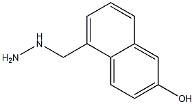 5-Hydrazinomethyl-naphthalen-2-ol 구조식 이미지