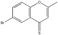 6-bromo-2-methyl-4H-chromene-4-thione 구조식 이미지