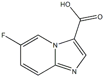 6-fluoroimidazo[1,2-a]pyridine-3-carboxylic acid 구조식 이미지