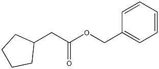 benzyl 2-cyclopentylacetate 구조식 이미지