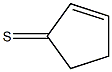 cyclopent-2-enethione Structure