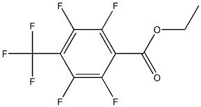 ethyl 2,3,5,6-tetrafluoro-4-(trifluoromethyl)benzoate Structure