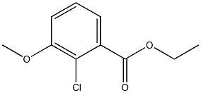 ethyl 2-chloro-3-methoxybenzoate Structure