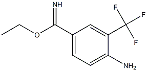 ethyl 4-amino-3-(trifluoromethyl)benzoimidate 구조식 이미지