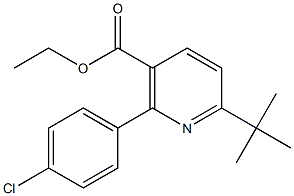 ethyl 6-tert-butyl-2-(4-chlorophenyl)nicotinate 구조식 이미지