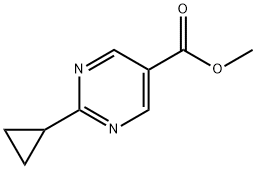 methyl 2-cyclopropylpyrimidine-5-carboxylate 구조식 이미지