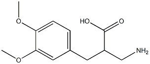 3-amino-2-(3,4-dimethoxybenzyl)propanoic acid Structure