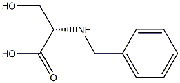 (S)-2-(benzylamino)-3-hydroxypropanoic acid Structure