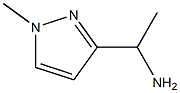 3-(1-Aminoethyl)-1-methyl-1H-pyrazole 구조식 이미지