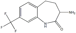 3-amino-8-(trifluoromethyl)-1H,3H,4H,5H-benzo[f]azepin-2-one Structure