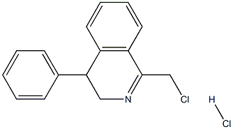 1-(Chloromethyl)-4-Phenyl-3,4-Dihydroisoquinoline Hydrochloride 구조식 이미지