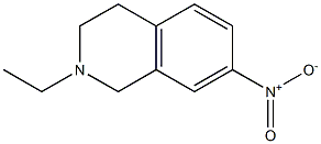 2-Ethyl-7-nitro-1,2,3,4-tetrahydroisoquinoline 구조식 이미지