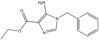 Ethyl 5-amino-1-benzyl-1H-imidazole-4-carboxylate 구조식 이미지