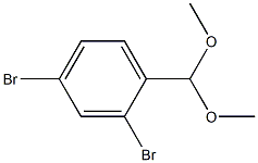2,4-Dibromobenzaldehyde dimethyl acetal Structure