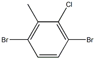 2-Chloro-3,6-dibromotoluene Structure