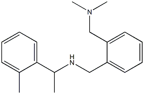 ({2-[(dimethylamino)methyl]phenyl}methyl)[1-(2-methylphenyl)ethyl]amine Structure