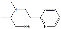 (1-aminopropan-2-yl)(methyl)[2-(pyridin-2-yl)ethyl]amine 구조식 이미지