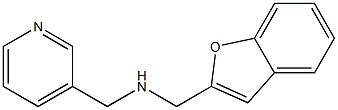 (1-benzofuran-2-ylmethyl)(pyridin-3-ylmethyl)amine Structure
