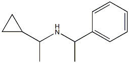 (1-cyclopropylethyl)(1-phenylethyl)amine Structure