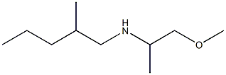 (1-methoxypropan-2-yl)(2-methylpentyl)amine Structure