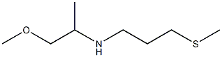 (1-methoxypropan-2-yl)[3-(methylsulfanyl)propyl]amine Structure