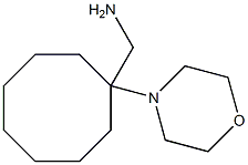 (1-morpholin-4-ylcyclooctyl)methylamine Structure