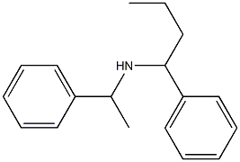 (1-phenylbutyl)(1-phenylethyl)amine Structure