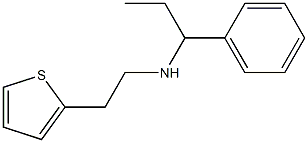 (1-phenylpropyl)[2-(thiophen-2-yl)ethyl]amine Structure