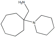 (1-piperidin-1-ylcycloheptyl)methylamine Structure
