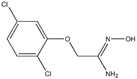 (1Z)-2-(2,5-dichlorophenoxy)-N'-hydroxyethanimidamide 구조식 이미지