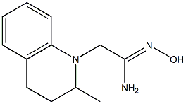 (1Z)-N'-hydroxy-2-(2-methyl-3,4-dihydroquinolin-1(2H)-yl)ethanimidamide Structure