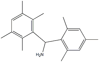 (2,3,5,6-tetramethylphenyl)(2,4,6-trimethylphenyl)methanamine Structure