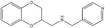 (2,3-dihydro-1,4-benzodioxin-2-ylmethyl)(pyridin-4-ylmethyl)amine 구조식 이미지