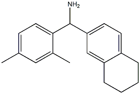 (2,4-dimethylphenyl)(5,6,7,8-tetrahydronaphthalen-2-yl)methanamine Structure