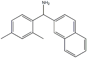 (2,4-dimethylphenyl)(naphthalen-2-yl)methanamine 구조식 이미지