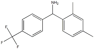 (2,4-dimethylphenyl)[4-(trifluoromethyl)phenyl]methanamine Structure