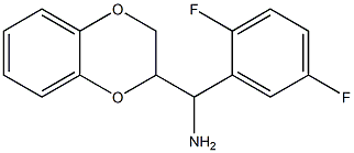 (2,5-difluorophenyl)(2,3-dihydro-1,4-benzodioxin-2-yl)methanamine Structure